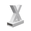 Magnetic LED Capital Letter, (X), Letter lights, Light Letter Box, Light Up Letters, 3D, H3.7
