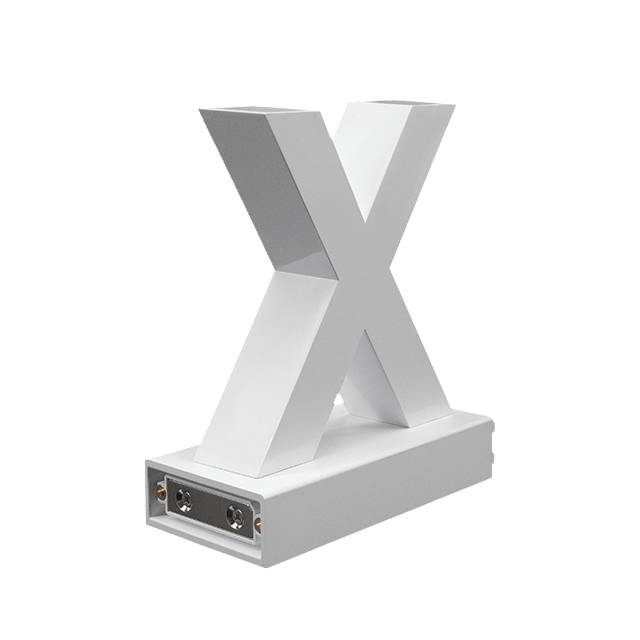 Magnetic LED Capital Letter, (X), Letter lights, Light Letter Box, Light Up Letters, 3D, H3.7