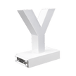 Magnetic LED Capital Letter, (Y), Letter lights, Light Letter Box, Light Up Letters, 3D, H3.7