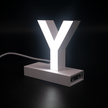 Magnetic LED Capital Letter, (Y), Letter lights, Light Letter Box, Light Up Letters, 3D, H3.7