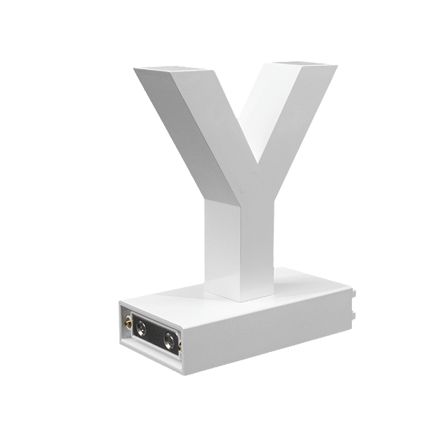 Magnetic LED Capital Letter, (Y), Letter lights, Light Letter Box, Light Up Letters, 3D, H3.7