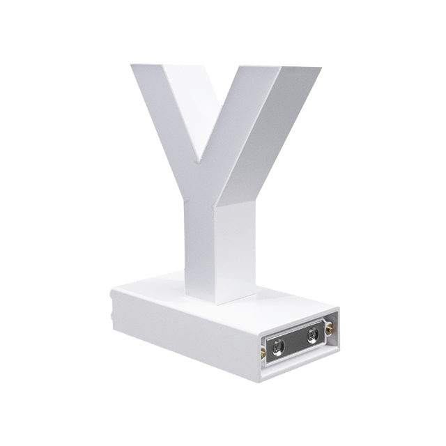 Magnetic LED Capital Letter, (Y), Letter lights, Light Letter Box, Light Up Letters, 3D, H3.7