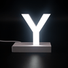 Magnetic LED Capital Letter, (Y), Letter lights, Light Letter Box, Light Up Letters, 3D, H3.7