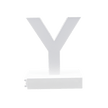Magnetic LED Capital Letter, (Y), Letter lights, Light Letter Box, Light Up Letters, 3D, H3.7
