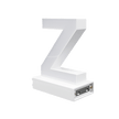 Magnetic LED Capital Letter, (Z), Letter lights, Light Letter Box, Light Up Letters, 3D, H3.7