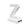 Magnetic LED Capital Letter, (Z), Letter lights, Light Letter Box, Light Up Letters, 3D, H3.7