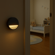 Prime Shine Round Step Light – Black | Rechargeable Motion Sensor LED Night Light - Prime Shine