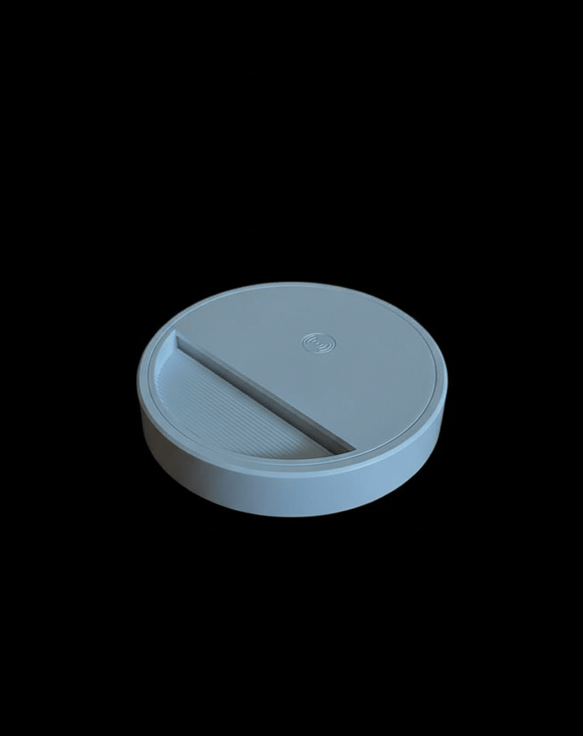 Prime Shine Round Step Light – White | Rechargeable Motion Sensor LED Night Light - Prime Shine