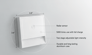 Prime Shine Square Step Light – White | Rechargeable Motion Sensor LED Night Light - Prime Shine
