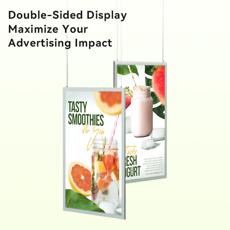 Window Display Double - Sided Led Lightbox, A0, 8000k, IP20, W23.62