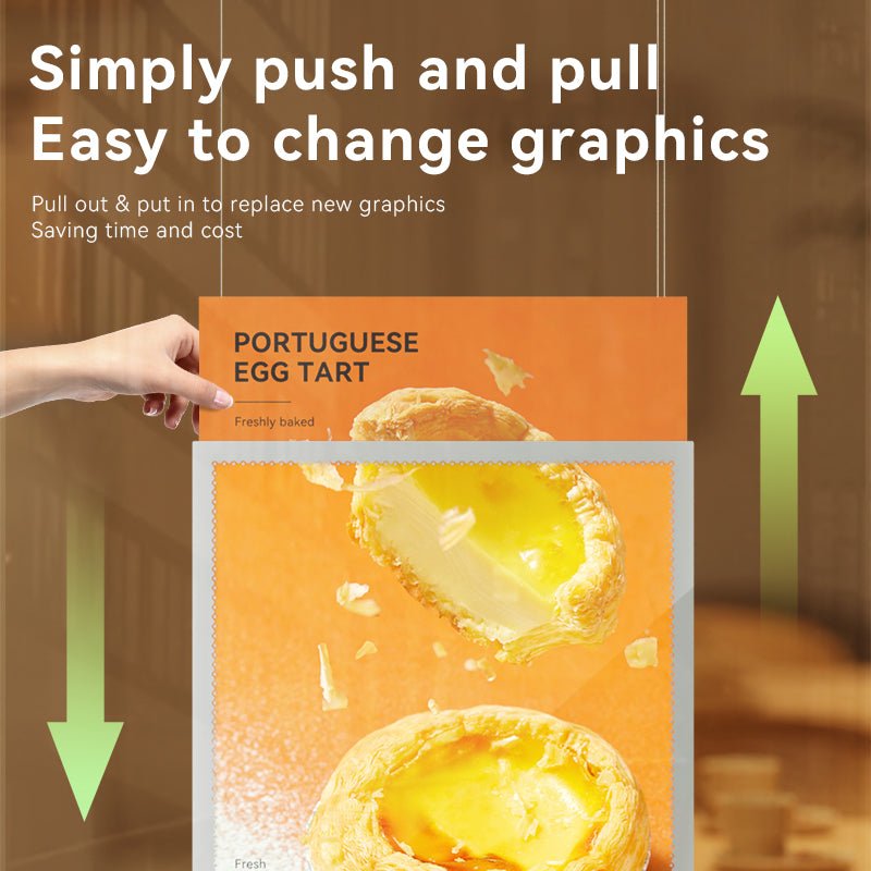 Window Display Double - Sided Led Lightbox, A0, 8000k, IP20, W23.62
