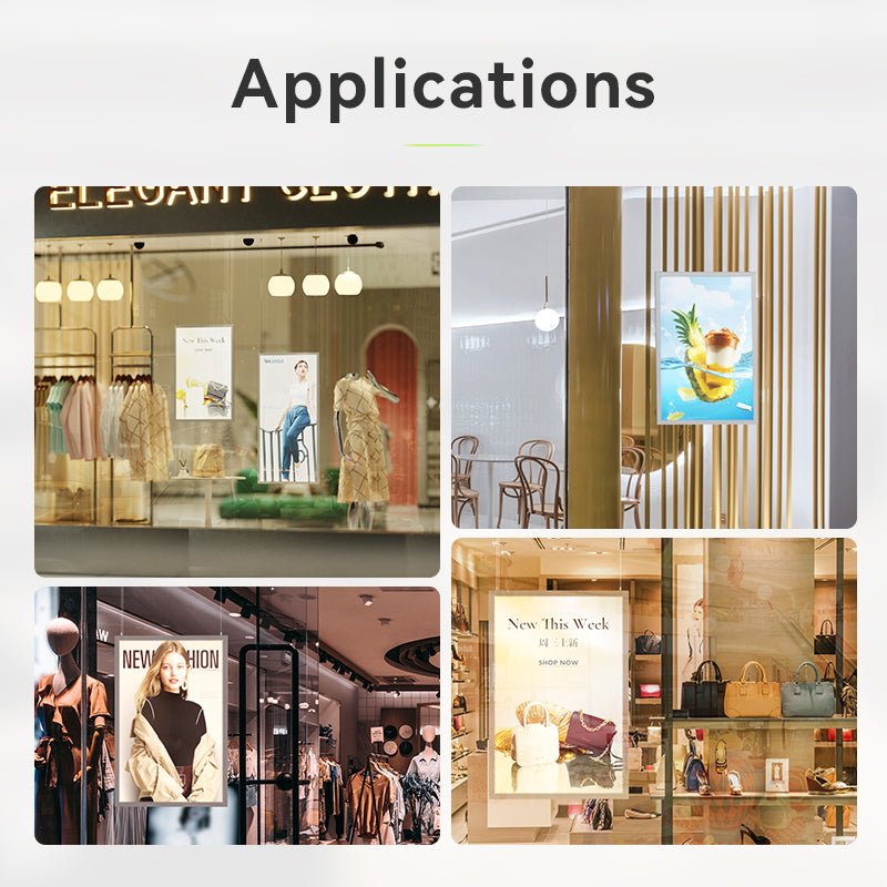 Window Display Double - Sided Led Lightbox, A0, 8000k, IP20, W23.62