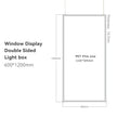 Window Display Double - Sided Led Lightbox, A0, 8000k, IP20, W23.62